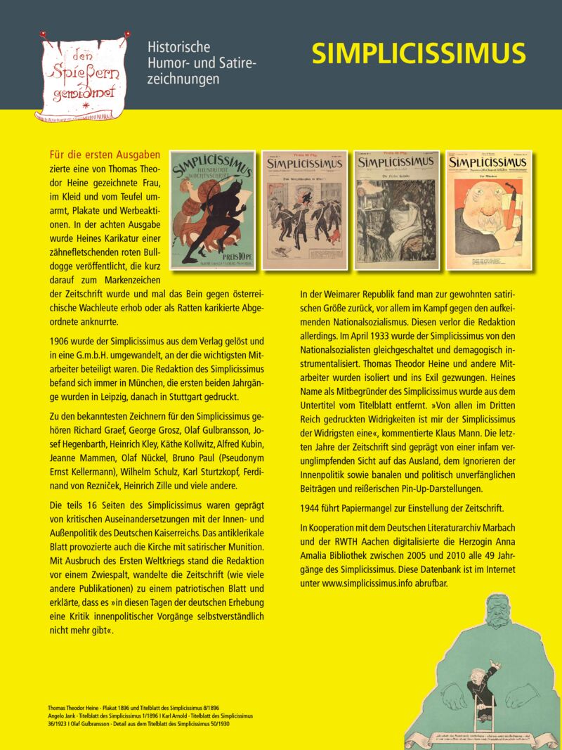 Ausstellungstafel 6 – Simplicissimus 2